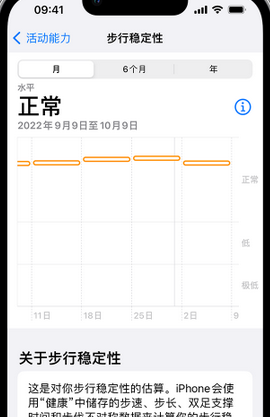 桑植iPhone手机维修如何在iPhone开启'步行稳定性通知'