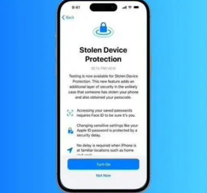 桑植苹果授权维修店分享被盗设备保护功能开启方法 