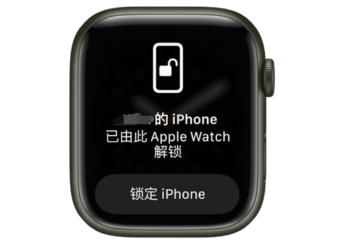 桑植苹果手机维修分享用 AppleWatch 解锁配备面容 ID 的 iPhone方法 