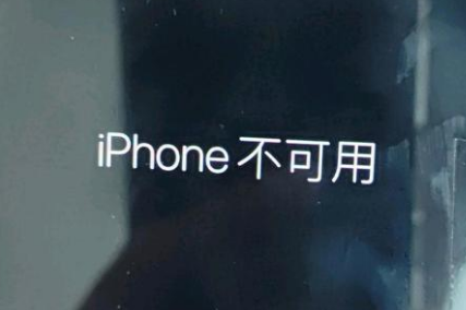 桑植苹果服务网点分享锁屏界面显示“iPhone 不可用”如何解决 